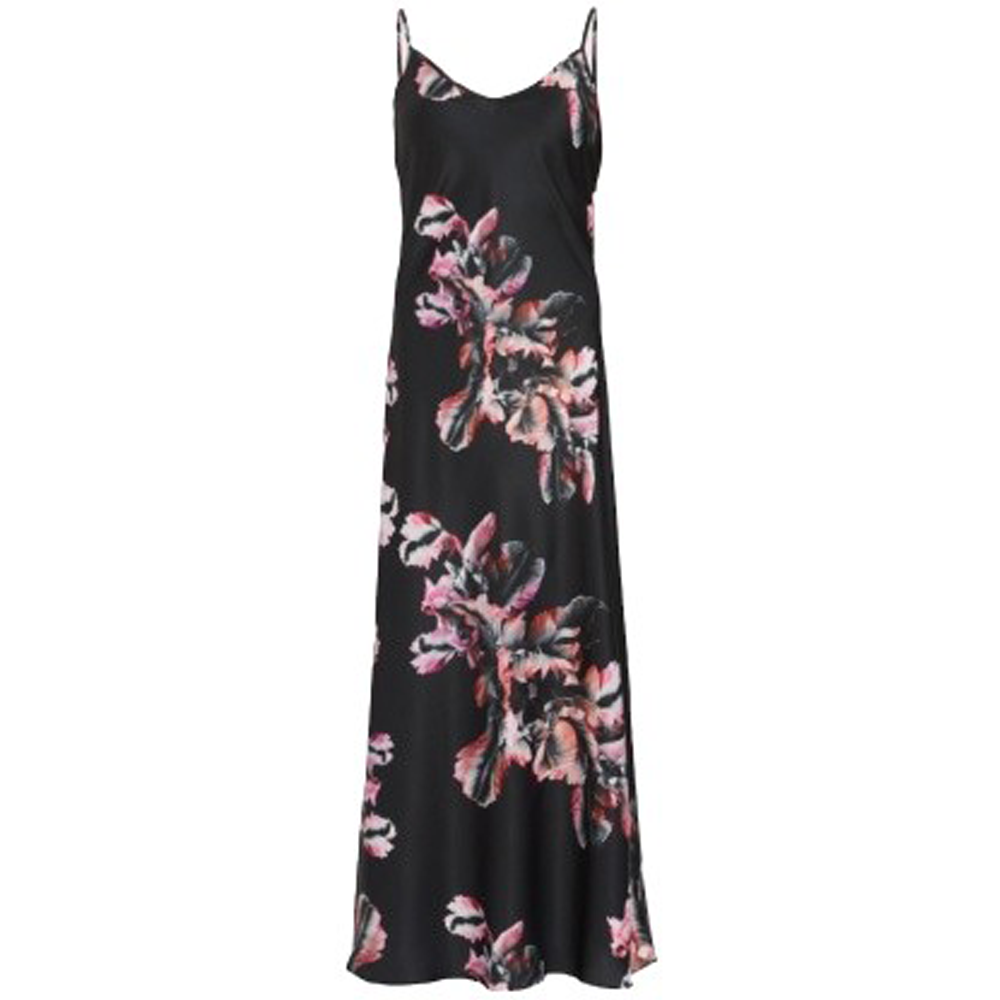 AllSaints Bryony V-Neck Maxi Slip Dress